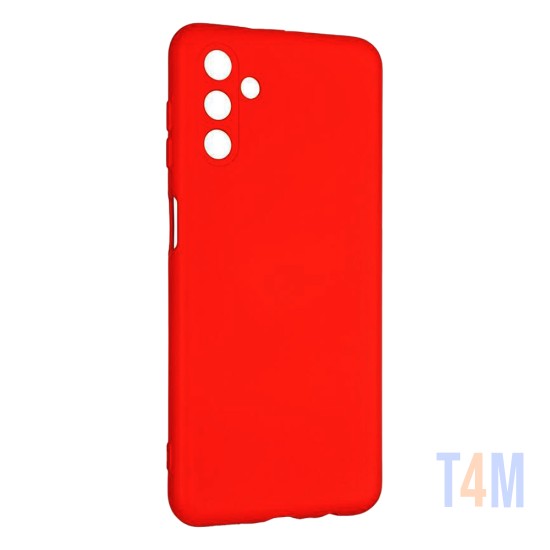 Funda de Silicona con Marco de Cámara para Samsung Galaxy A15 4g Rojo